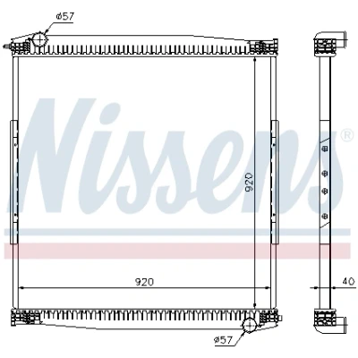 Bilde av Radiator NISSENS 67282