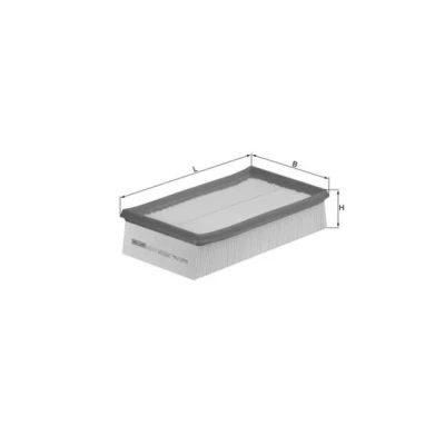 Bilde av MAHLE ORIGINAL LX 933/2 Luftfilter 57,3 141 238,0 Filterinnsats RENAULT: CLIO 3, III Grandtour, 2, NISSAN: MICRA 3