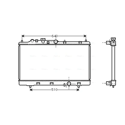 Bilde av Radiator AVA QUALITY COOLING MZ2153