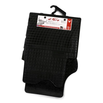 Bilde av FROGUM 542704 Gulvmatte sett gummi foran 2 svart Skreddersydd OPEL: Vivaro A Van, Combi