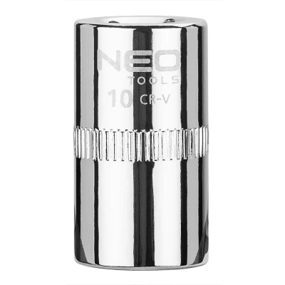 Bilde av NEO TOOLS 08 228 Pipenøkkelinnsats 1/4 3124 10 mm Krom vanadium stål SuperLock