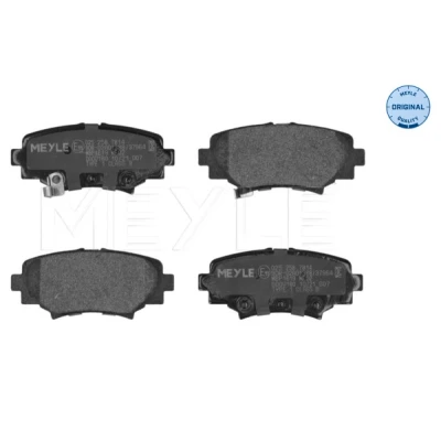 Bilde av MEYLE 025 258 7814 Bremseklosser ORIGINAL Quality bakaksel med akustisk slitasjevarsel antihyle blikk MAZDA: 3 Hatchback