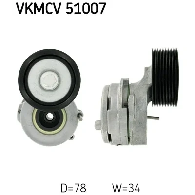 Bilde av Strammehjul, kilerem SKF VKMCV 51007