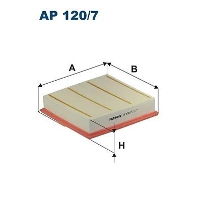Bilde av FILTRON AP 120/7 Luftfilter 53,5 234,5 260 Filterinnsats ISUZU: D Max II Pick up