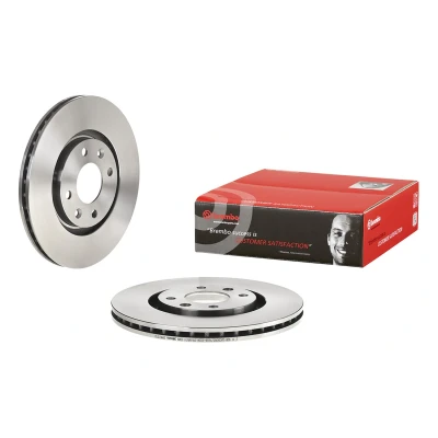 Bilde av BREMBO 09.9613.10 Bremseskiver 283 22 4 innvendig ventilert med skruer PEUGEOT: 306 Hatchback