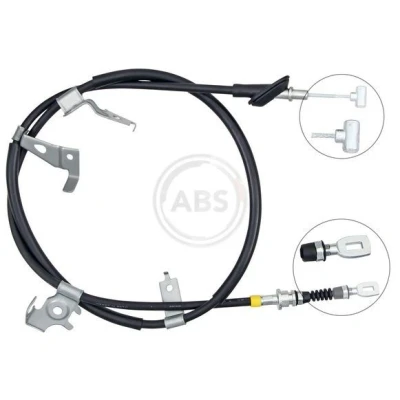 Bilde av Kabel, parkeringsbremse, Høyre bak, suzuki sx4, sx4 sedan, 5440154L10, 5440180J10