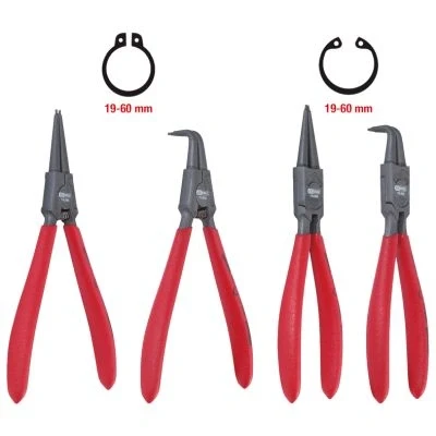 Bilde av KS TOOLS 119.2055 Tangsett, sikringsringer vinklet 90