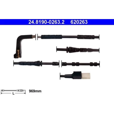 Bilde av ATE 24.8190 0263.2 Bremsebeleggslitasje BMW: Z4 Roadster