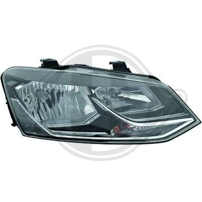 Bilde av DIEDERICHS 2207082 Frontlykter VOLKSWAGEN: Polo V Hatchback
