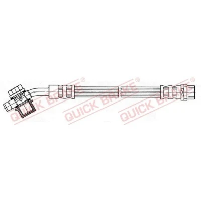 Bilde av Bremseslange, Ytre, Høyre bakaksel, Venstre audi a4 b5, b5 avant, 8D0611775F, 8D0611775G, 8D0611775J