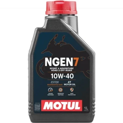 Bilde av Motul Ngen 7 4T 10W 40 1l Motorolje 111835 NISSAN: Qashqai / Qashqai+2 I, X Trail, Pathfinder 3, TOYOTA: Avensis II Station Wagon, Sedan