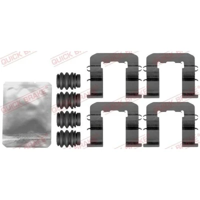 Bilde av QUICK BRAKE 109 1893 Tibehørsett, skivebremse belegg HYUNDAI: i20 I Hatchback