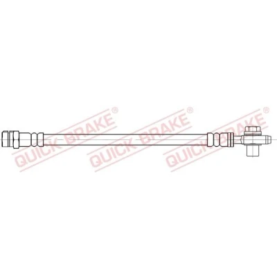 Bilde av QUICK BRAKE 50.095X Bremseslange 255 M10x1 SKODA: Octavia 2 Combi, Superb II Stasjonsvogn, Yeti, AUDI: A3 Sportback, A1 Hatchback, Hatchback