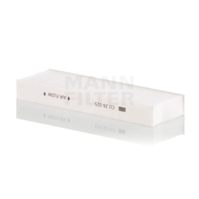 Bilde av MANN FILTER CU 26 025 2 Kupéfilter Partikkelfilter 255 83 30 OPEL: Mokka II, CITROËN: C4 III Hatchback, PEUGEOT: 2008 II