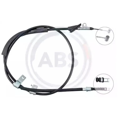 Bilde av Kabel, parkeringsbremse, Høyre bak, honda accord coupé vi, 47510 S82 A63