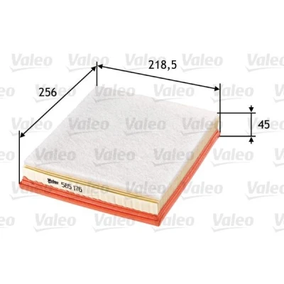 Bilde av VALEO 585176 Luftfilter 45 219 254 Filterinnsats med forfilter FORD: KA Hatchback, StreetKA Cabrio