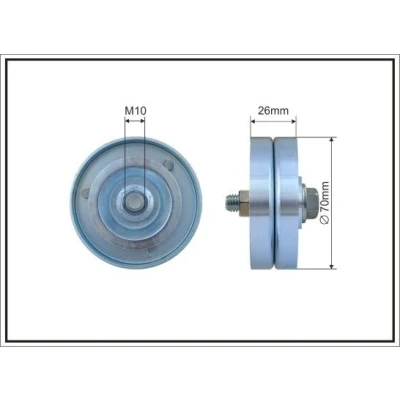 Bilde av Strammerull, kilerem med ribber, bmw 3 [e46], touring 5 [e39], 6455 2 354 036