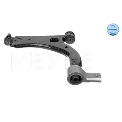 Bilde av MEYLE 716 050 0028 Bærebru ORIGINAL Quality med støtte / styreledd, gummifeste nede, framaksel venstre Casterstag stålplate FORD: FIESTA 5