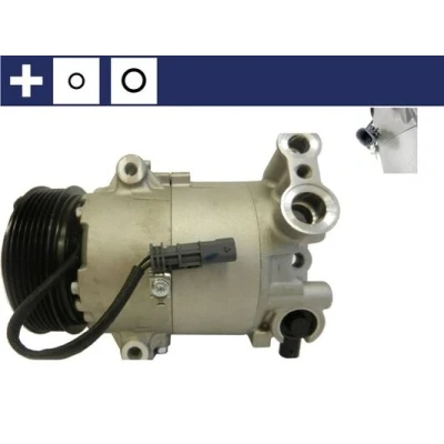 Bilde av MAHLE ORIGINAL ACP 177 000S Kompressor CVC6 12 PAG 46 R 134a med tetningsring OPEL: Zafira C Tourer