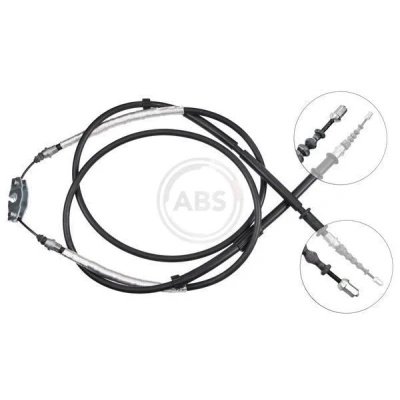 Bilde av A.B.S. K12425 Bremsekabel 1475, 1460 Skivebrems for høyre/venstre ratt OPEL: Corsa D Hatchback