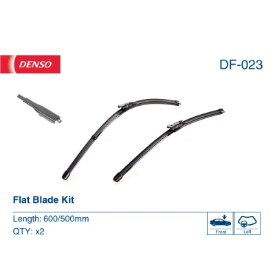 Bilde av Vindusvisker Denso Flat DF 023 Rammeløs LAND ROVER: Freelander 2 SUV, FORD: Kuga Mk3