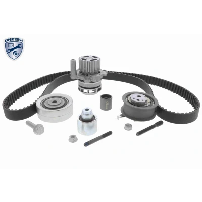 Bilde av VAICO V10 50107 BEK vannpumpe + Registerreimsett med festemateriell 160 VOLKSWAGEN: Passat B6 Variant, Caddy 3, Touran I, AUDI: Q5