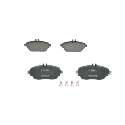 Bilde av BOSCH 0 986 494 937 Bremseklosser Low Metallic med antihyle blikk, skruer tilbehør MERCEDES BENZ: SL Cabrio