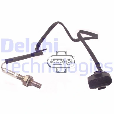 Bilde av DELPHI ES10967 12B1 Lambdasonde Fingersonde, oppvarmet VOLKSWAGEN: Corrado, Golf 3 Cabrio, Sharan I