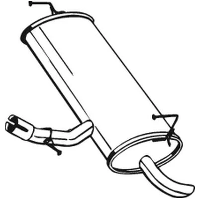Bilde av sluttlyddemper, nissan qashqai / +2 i, van 20100JD700, 20100JD71A, 20100JD71B, 20100JD71C