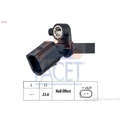 Bilde av ABS sensor FACET 21.0222