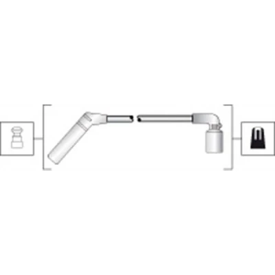 Bilde av MAGNETI MARELLI 941318111292 Pluggledninger CHEVROLET: Aveo / Kalos Sedan