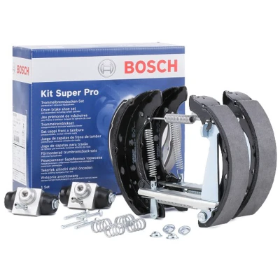 Bilde av BOSCH 0 204 114 690 bremsesett, trommebremse med tilbehør, hjulsylinder brems VOLKSWAGEN: Polo V Hatchback, up! SKODA: Fabia 2