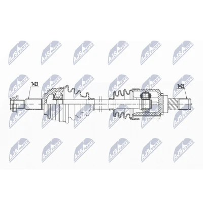 Bilde av Drivaksel, Framaksel venstre, nissan micra c+c iii, note, 391019U005