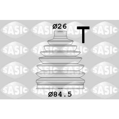 Bilde av SASIC 1906067 Drivakselmansjett framaksel, hjulside Termoplast