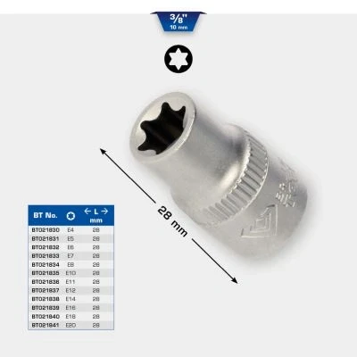 Bilde av KS TOOLS BT021840 Pipenøkkelinnsats E18 utvendig torx