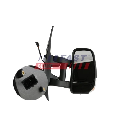 Bilde av Sidespeil Fast FT88344 høyre for elektrisk speiljustering, langspeilstang, kan varmes opp, konveks RENAULT: MASTER 3, OPEL: Movano B Van