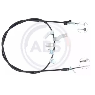 Bilde av A.B.S. K14092 Bremsekabel 2490mm Skivebrems