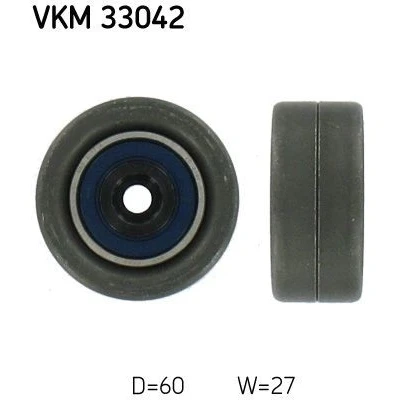 Bilde av SKF VKM 33042 Strammerull PEUGEOT: 307 Stasjonsvogn, SW, 206 Hatchback, CITROËN: Jumpy I Van, Xsara Coupé, Berlingo / First Van