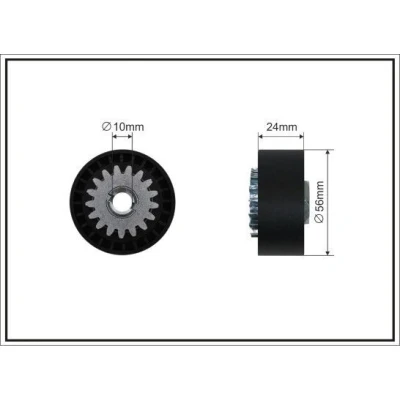 Bilde av Strammerull, kilerem med ribber, dacia,nissan,renault, 1175 000 Q0L, Q1A, QAH, QAS, 8200 040 155, 136 22