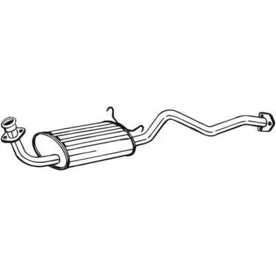 Bilde av Midtre eksospotte BOSAL 280 159