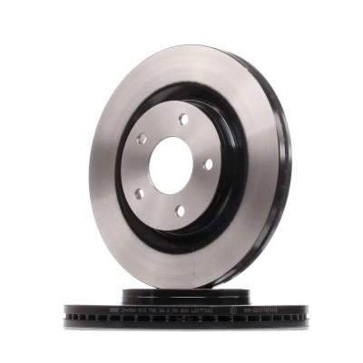 Bilde av TRW DF4964 Bremseskiver 296 26 5 114,3 ventilert spraylakkert høy karbon NISSAN: Qashqai / Qashqai+2 I, X Trail, Juke
