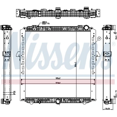 Bilde av Radiator NISSENS 67175