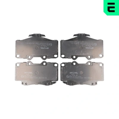 Bilde av OPTIMAL BP 09632 Bremseklosser framaksel med akustisk slitasjevarsel TOYOTA: Land Cruiser Prado 90, HILUX 6 Pick up, 5 VOLKSWAGEN: Taro