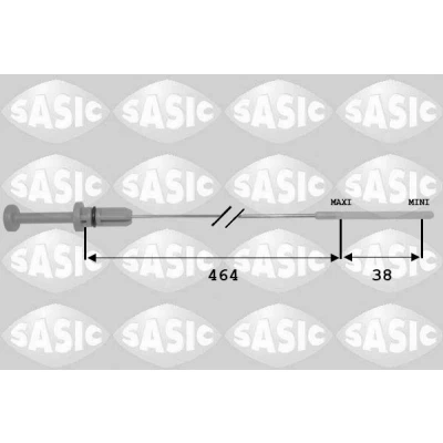 Bilde av SASIC 1940021 Oljepeilestav PEUGEOT: 206 SW, 306 Cabrio, CITROËN: Berlingo / First I