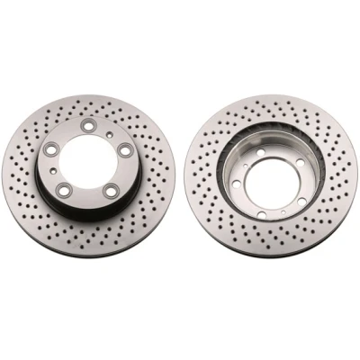 Bilde av TRW DF6413S Bremseskiver 298 24 5 130 ventilert, hullet spraylakkert PORSCHE: Cayman