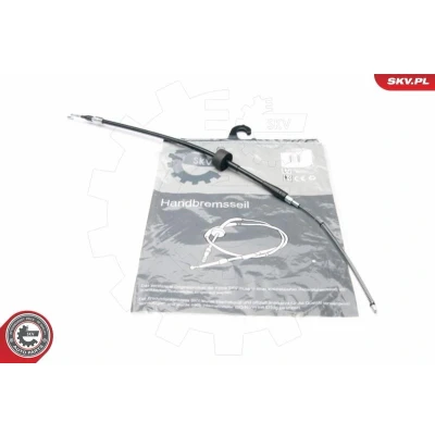 Bilde av Kabel, parkeringsbremse, Bakre venstre, Høyre bak, vw transporter t4 buss, flak/chassi, skåp, 701509701, 7