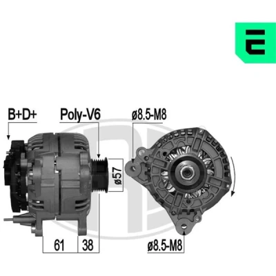 Bilde av ERA 209065A Dynamo 14V 120A ALFA ROMEO: GTV, 166