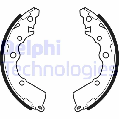 Bilde av DELPHI LS2068 Bremsesko 180 26 KIA: Picanto II