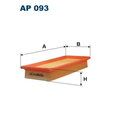 Bilde av FILTRON AP 093 Luftfilter 47 134 288 Filterinnsats