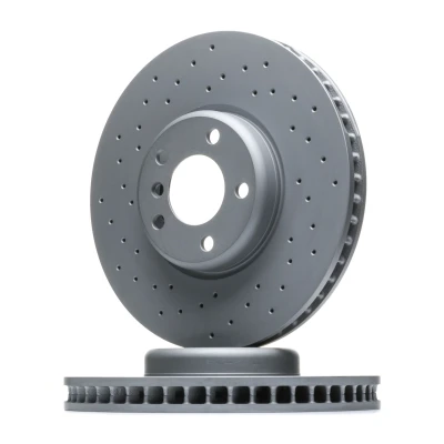 Bilde av ZIMMERMANN SPORT COAT Z 150.3478.52 Bremseskiver 348 36 6/5 5 120 innvendig ventilert, hullet belagt høy karbon BMW: Sedan, 7, Touring